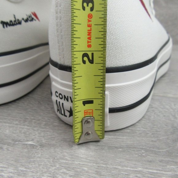 Converse Chuck Taylor All Star HI Lift Made with Love Women's Sz 9.5 NEW - Picture 10 of 15